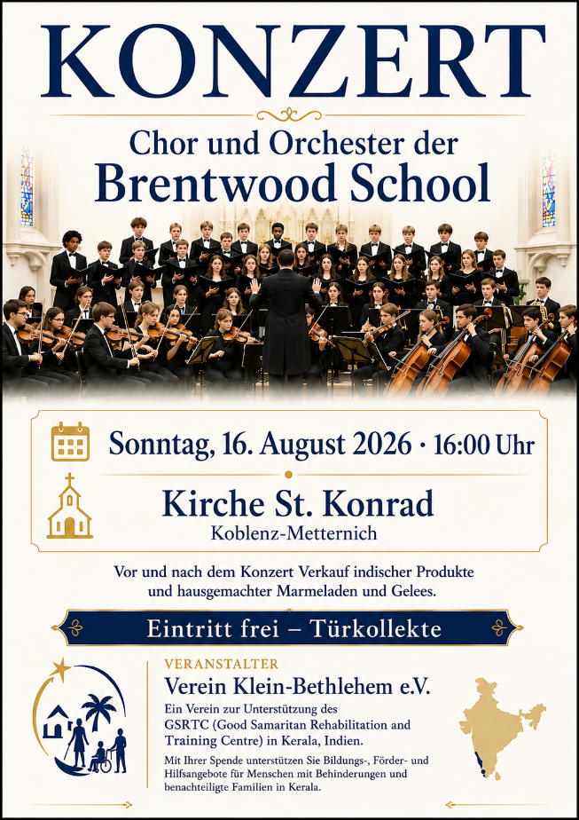 Konzertplakat Brentwwod School