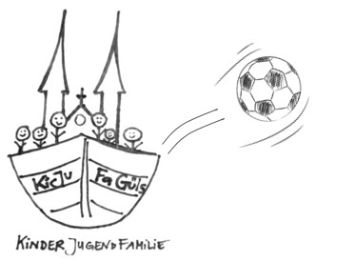 Logo KiJuFa Team mit Ball