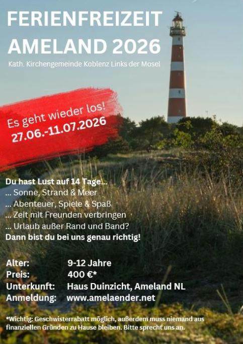 Flyer Ameland 2026
